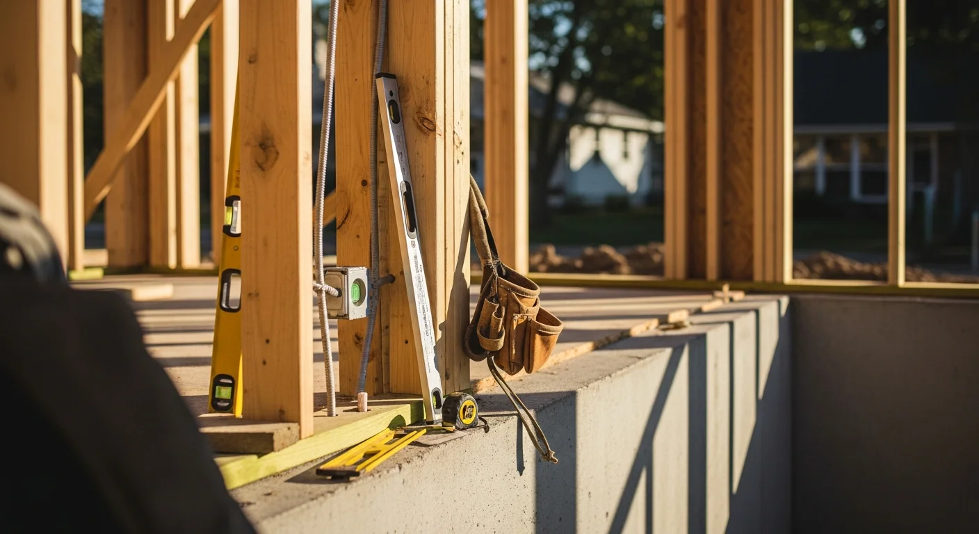 General contractor team framing a residential addition in Kansas City